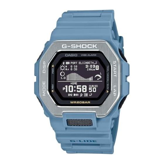 [Casio] G-Shock Watch [Domestic Genuine Product] Equipped with G-LIDE Bluetooth Biomass Plastic GBX-100-2AJF Men s Blue