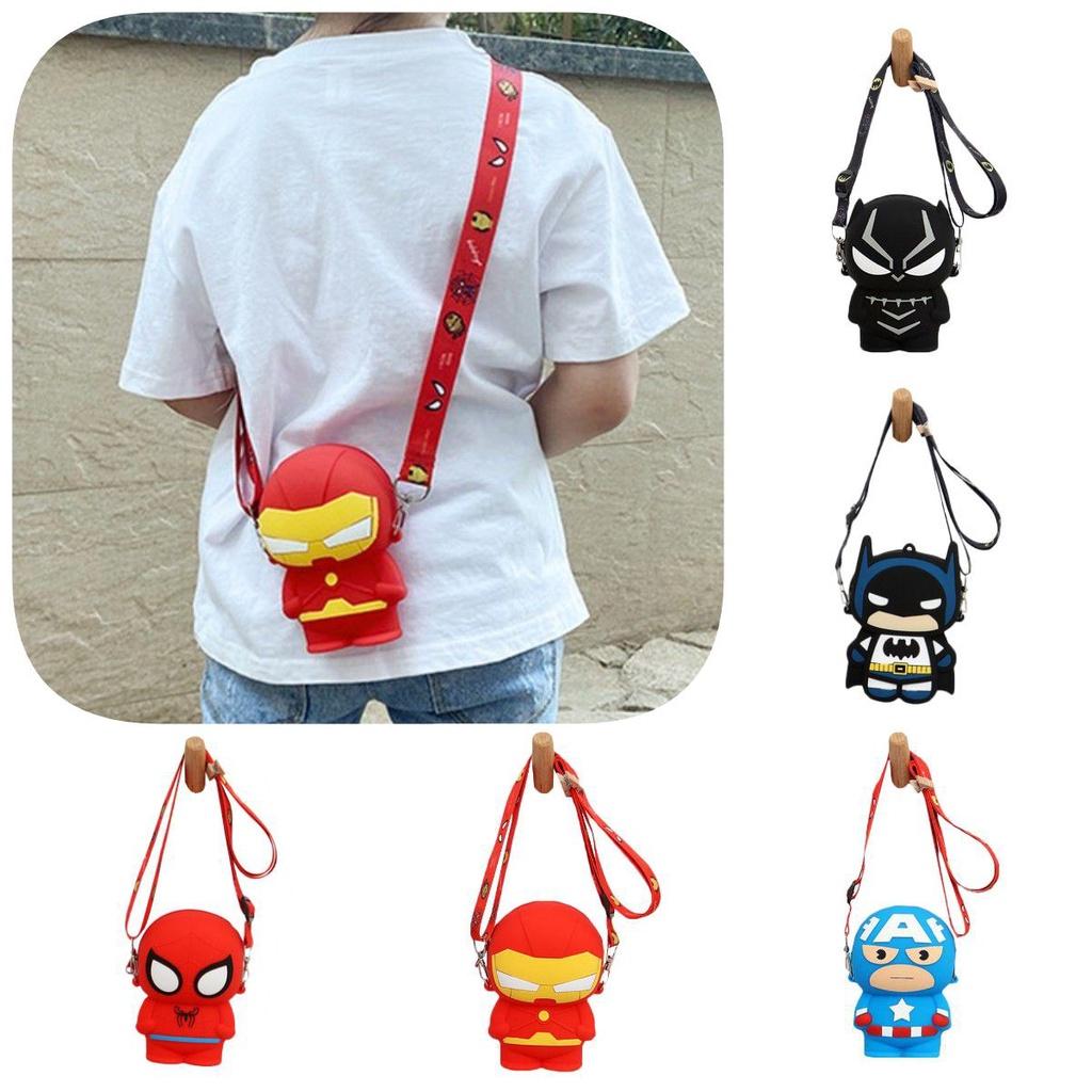 Kinder Spider-Man Silikon-Tasche mit großem Fassungsvermögen und robustem Design für Mädchen und Jungen