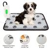 Pet Heating Pad Electric Heat Mat for Cat Dog Puppy Whelping UK, 45x45 cm 20W / 70x45 cm 30W, Oxford Cloth Leather, 3 Gears
