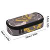 Pen Case Smooth Zipper High Capacity Durable Polyester Fabric with Main Pocket Mesh Layer and Removable Pen Divider for Boys Girls