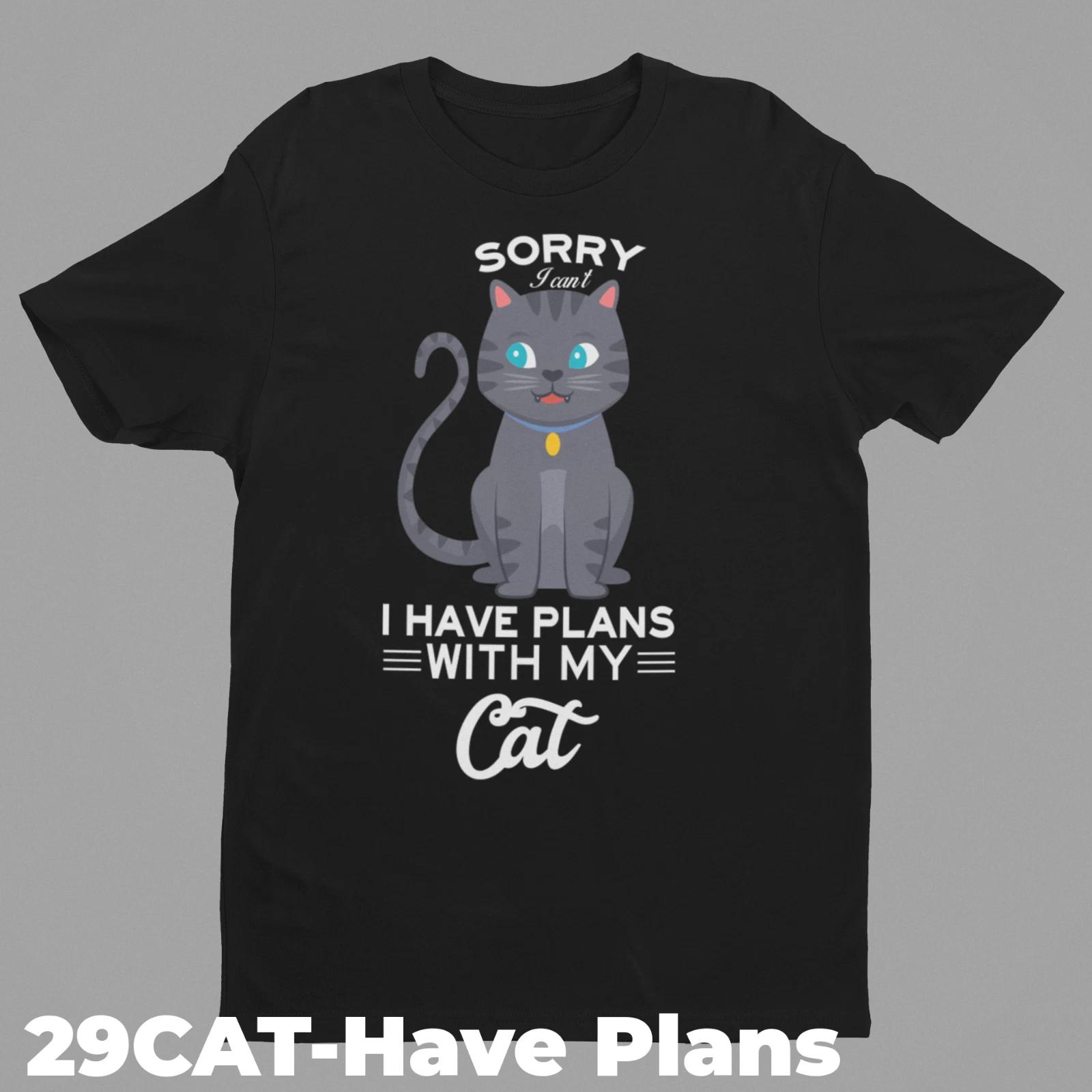 Cat Funny T-Shirt Designs 29CAT-Have Plans L