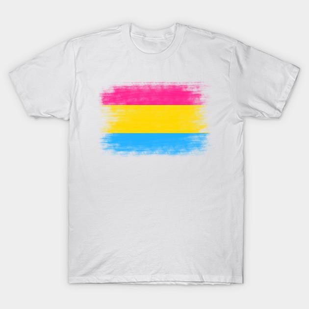 T-shirt alla Moda Unisex Stampa Bandiera Pansexuelle Taglie Forti XS-6XL T-Shirt 100% Cotone Top Scollo Tondo Manica Corta T-shirt