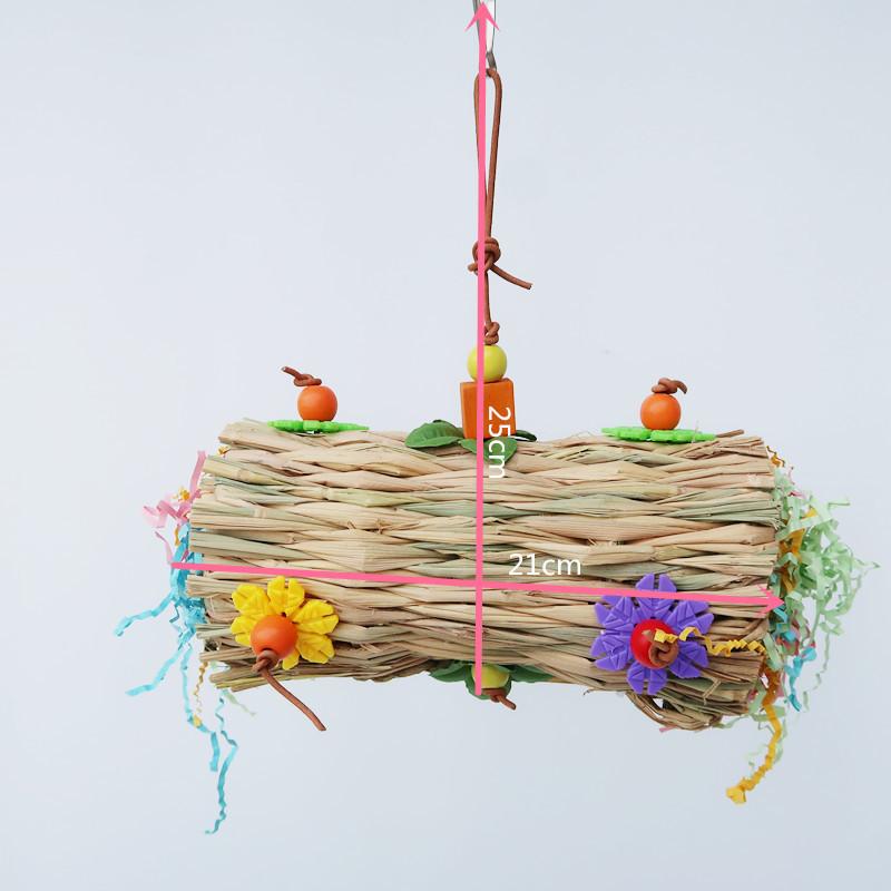 Parrot Bird Chewing Toys Cage Bird Foraging Paper Toys Beneficial Multifunctional Safe Bird Shredder Toys for Cockatiel