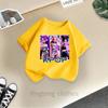 Summer Fashion Girls' Short Sleeved T-shirt Cute Printed Girls' Casual Versatile Top Cross Border