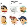 6Pcs/Set Crayon Shin Chan Kawaii Cartoon Figures Q Version Mini Action Pvc Figurines Desk Decor Car Ornaments Model Dolls Gifts