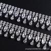 European & American Style Tassel Rhinestone Eyelet Chain for DIY Jewelry