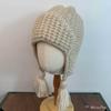 Korean Ins Style Cute Tassel Braid Thick Knit Hat Ear Protection Autumn Winter For Women