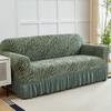 1pc Cationic Wave Skirt Sofa Cover All-inclusive Elastic Jacquard Sofa Slipcover Universal Anti-slip Adjustable Sofa Protector