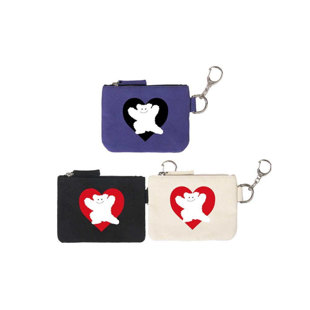 GRAVER [UNISEX] Bear Keyring Card Wallet Keyring