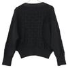 AKIRA NAKA Black EW2229-BK Cotton Blend Pullover Knit Tops 1 blackUsed