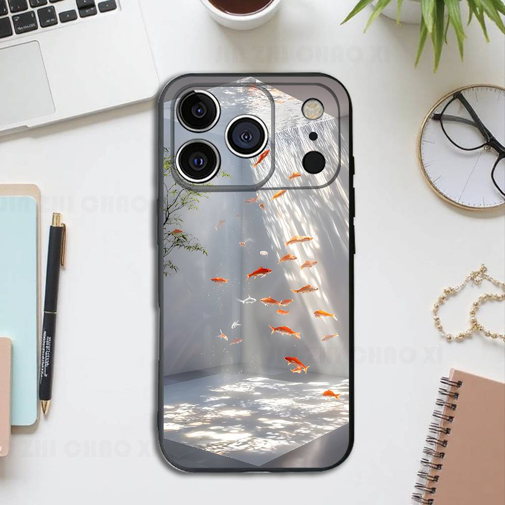

Within A Square Inch Silicone Phone Case For IPhone 17 16 15 14 13 12 11 X XS Plus Pro Max Shockproof Soft Cover iPhone13PROMAX
