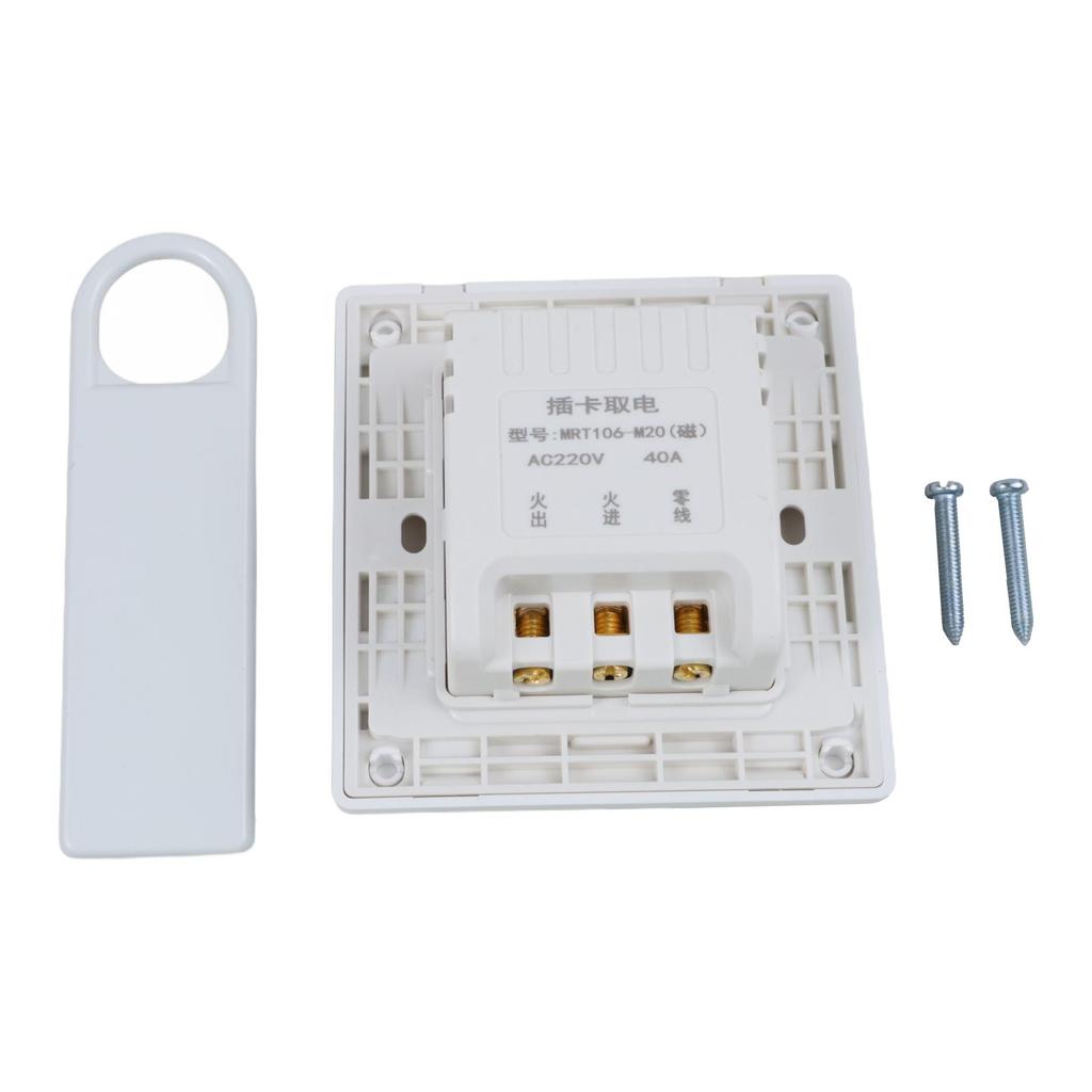 Magnetic Card Insert Switch for Hotels and Homes Reduce Electricity Waste