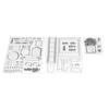 3pcs Clear Stamps DIY Interesting Durable Reusable TPR Material Transparent Appearance Embossing Scrapbooking Tool