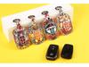Guochao Handmade Genuine Leather Key Bag for Toyota Custom Gifts