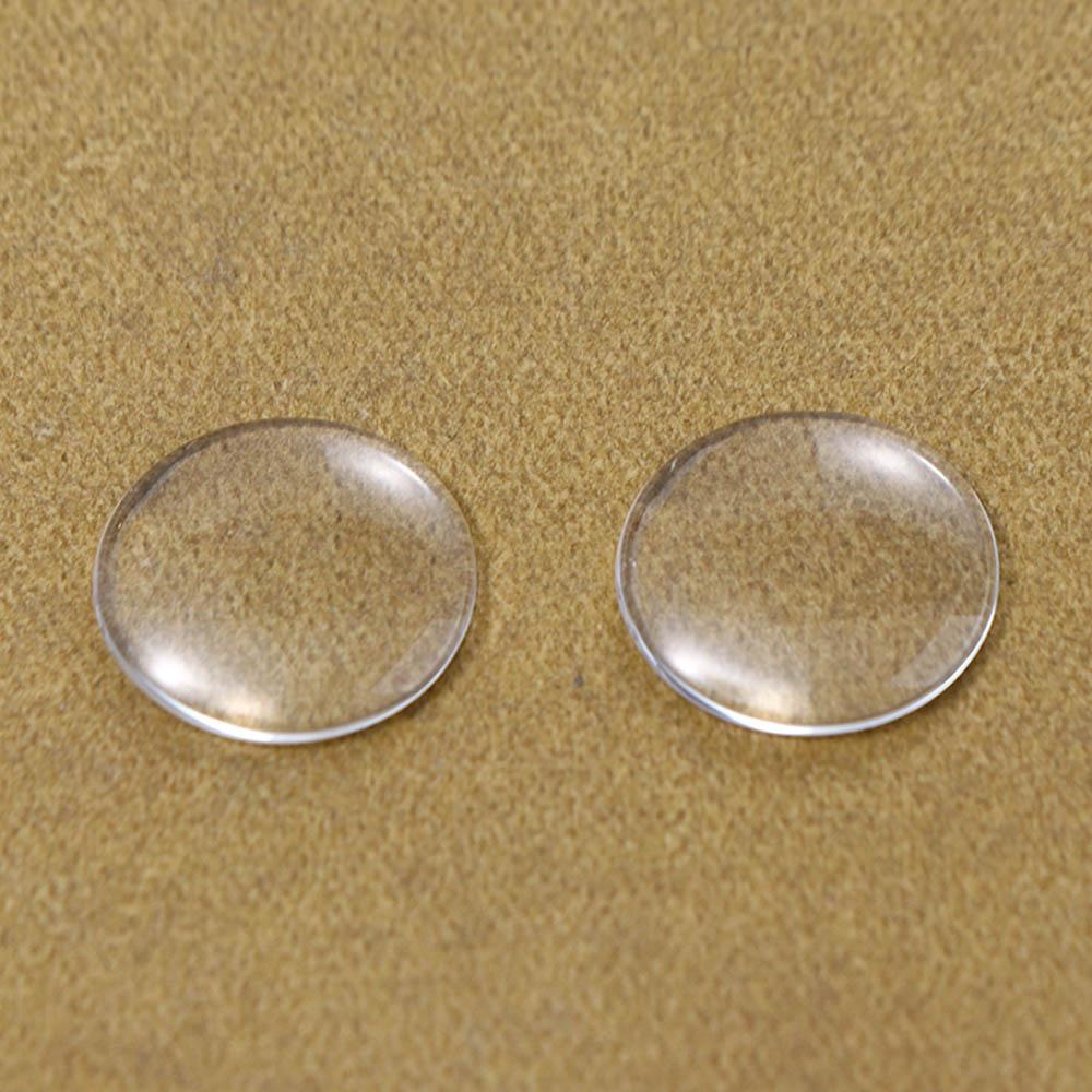 14mm Flat Back Clear Glass Round Glass Doll Eyes Glass Eye Chips Blyth Doll Eyes Doll Eye Patch