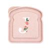 Initials Marked Toast Box Alphabet A-Z Reusable Sandwich Container Box Food Container Sealable Container Small Container