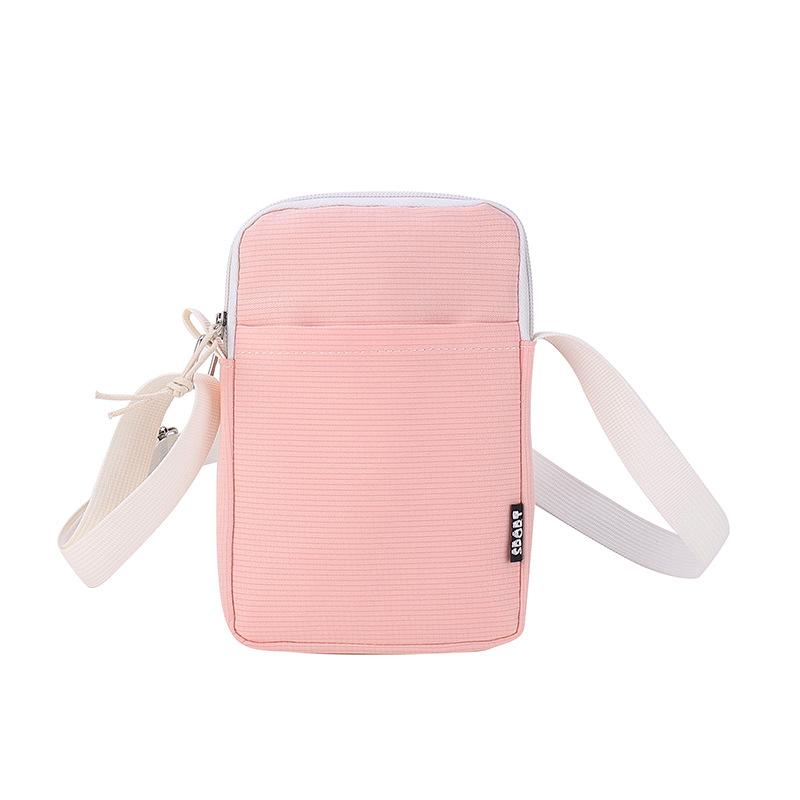 2025 Simple Casual Shoulder Messenger Bag Women's Portable Mobile Phone Bag Vertical Coin Key Bank Card Shoulder Bag