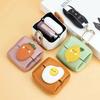 Multipurpose Leather Earphone Bag Cute Fruit Coin Purse Storage Bag Mini Lipstick Bag  Student