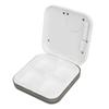 Portable Medicine Box with Timer Smart Medication   with   Vibration Reminder 4 Large Compartments Medicine Case