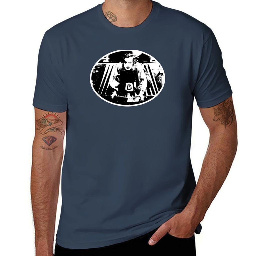 Das Allgemeine Buster Keaton T-Shirt Urlaubsfeier T-Shirt für Herren