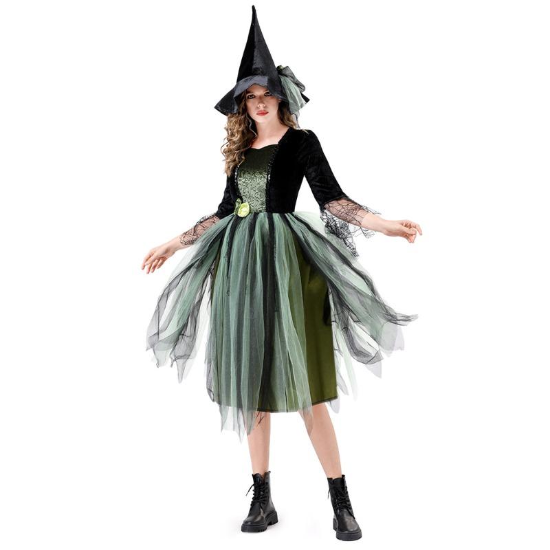 Halloween Der Zauberer von Oz Party Kostüm für Erwachsene Bühnenauftritt Hexe Cosplay Kostüm