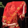 Tassel Wedding Accessories Phoenix Lace Veils Chinese Wedding Headwear Bride Veil Bridal Headwear