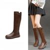 Retro Boots Women's Shoes Slimming Boots Thick-soled Long Boots Versatile High Boots