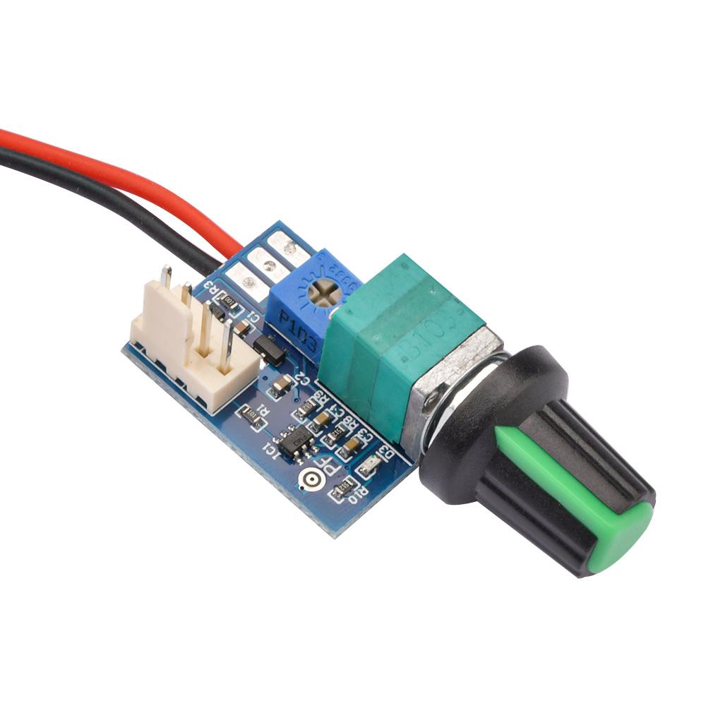 DC Motor Speed Controller PWM Speed Adjustable Switch With Knob Switch Electrical Equipment Governor Module Power Supply 12V