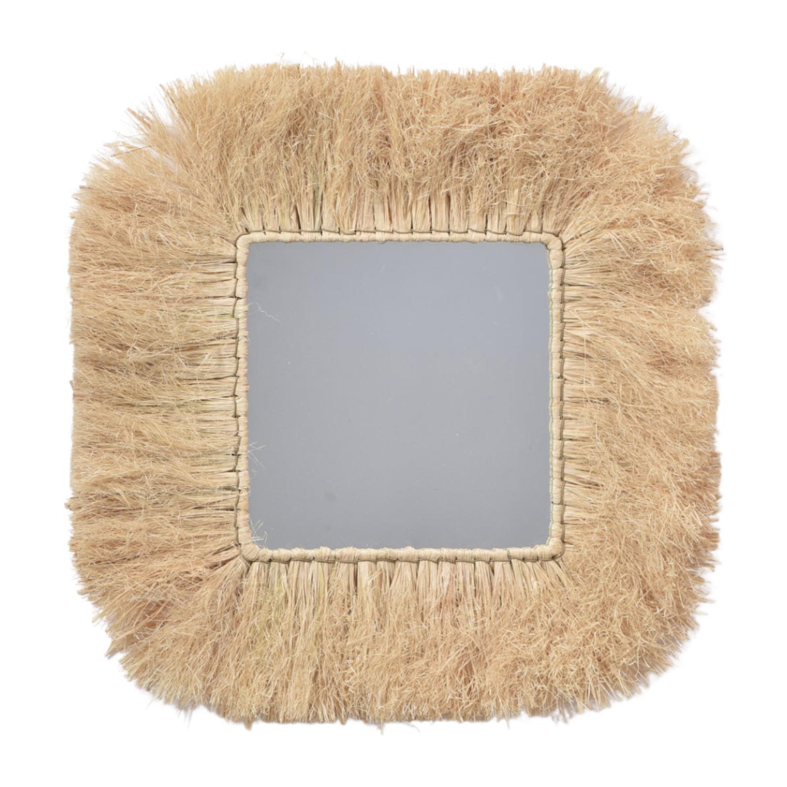 

Зеркало для фермерского дома, зеркало для макияжа, универсальное, плетеное зеркало в стиле бохо для дома