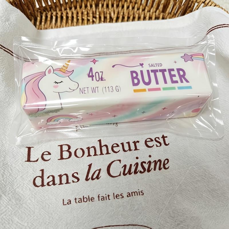Slow-Rising Pink Unicorn-Shaped Butter Bread Stress-Relief Toy — Perfect for Halloween Party Favors