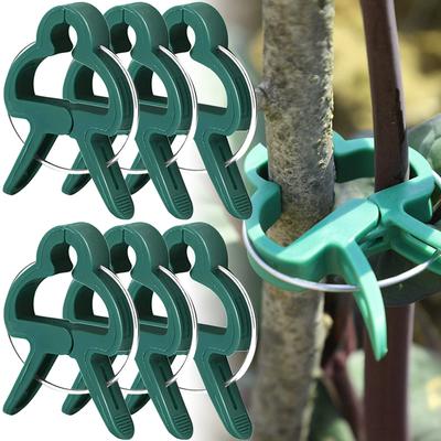 10 Plant Stem Fixing Clip Fruit Vegetable Cultivation Auxiliary Products Clip for Preventing Lodging Assisting Gardening Gadget