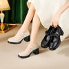 Fashion AIYUQI Women's High Heels 2025 Autumn New Genuine Leather Mary Jane Shoes Women Stylish Platform Dress Shoes Women
