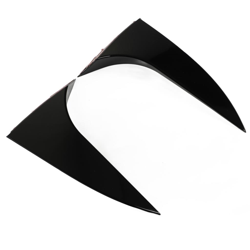 Rear Window Side Spoiler Sturdy Durable Bright Black Easy To Install Rear Spoiler Reducing Wind Resistance for Focus