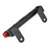 LEDISHUN Motorcycle Clamp Bars, Multi-Bar Holder for Suzuki Gixxer SF250 and Gixxer SF150 (All Models) (Black/Red)