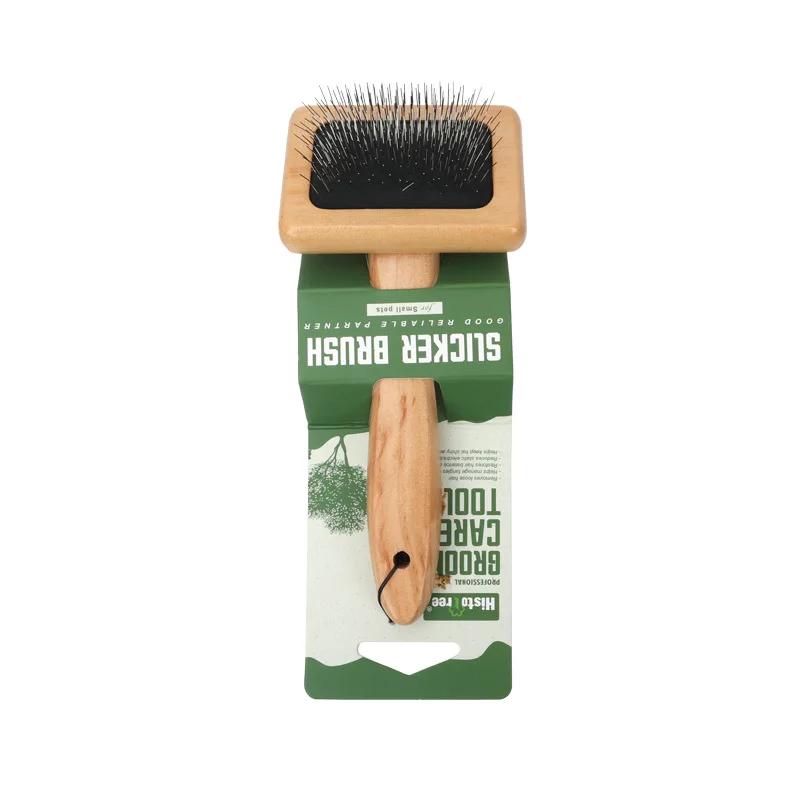Dog Comb Wood Needle Comb Cat Comb Pet Comb Solid Wood Beauty Needle Comb Dog Cat Knot Off Float Comb Air Cushion Comb Comb