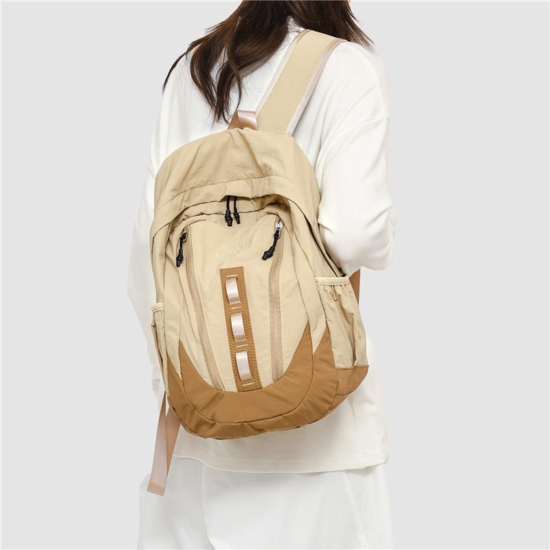 Schoolbag Japanese Large-capacity Backpack Male Contrasting Color Korean Version Versatile Computer Bag Anti-splashing College Student High School