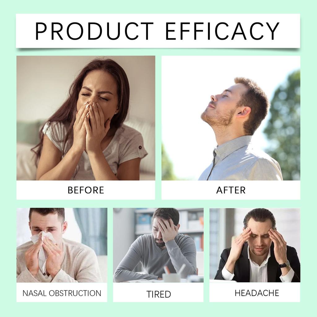 Nasal Congestion Inhaler, Nasal Congestion And Headache, Portable Care Nasal Suction Stick Inhalation Care Stick,1.8ML