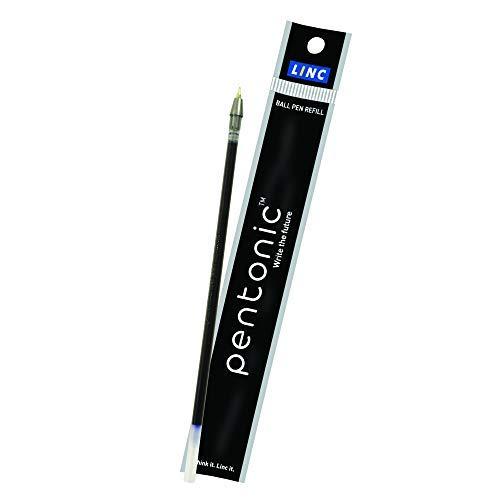 Pentonic 0.7mm Ball Pen Refills Black Ink Pack of 2 X 10pcs Smooth Writing Quick Dry For Office School Home Use