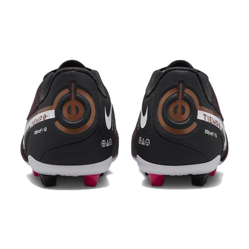 Nike Tiempo Legend 9 Academy Round Toe Comfortable Low Top Soccer Shoes Kids Soccer Shoes Purple White DR6065-510