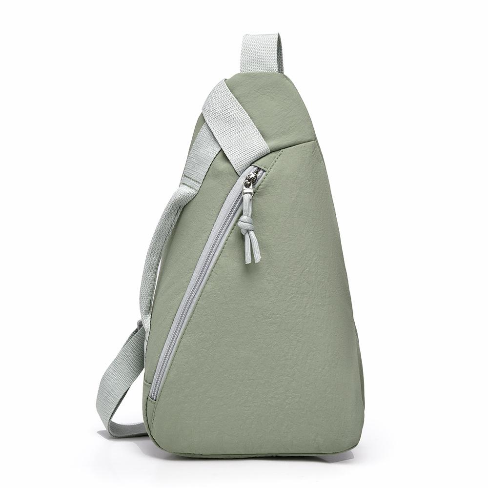 Korean version of sports cycling breast bag multi-functional commuter messenger bag large capacity fashion versatile portable shoulder bag