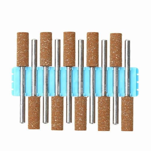 Daitec Japan DF3 Rubber Grinding Wheel, 6 x Width 17 x Shaft 3, #320, Pack of 10, for Polishing and Finishing (#320)