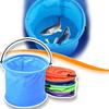 Portable Folding Bucket Multifunctional Fishing Live Fish Box Bait Bucket For Outdoor Car Washing Bathroom Kitchen Fishing
