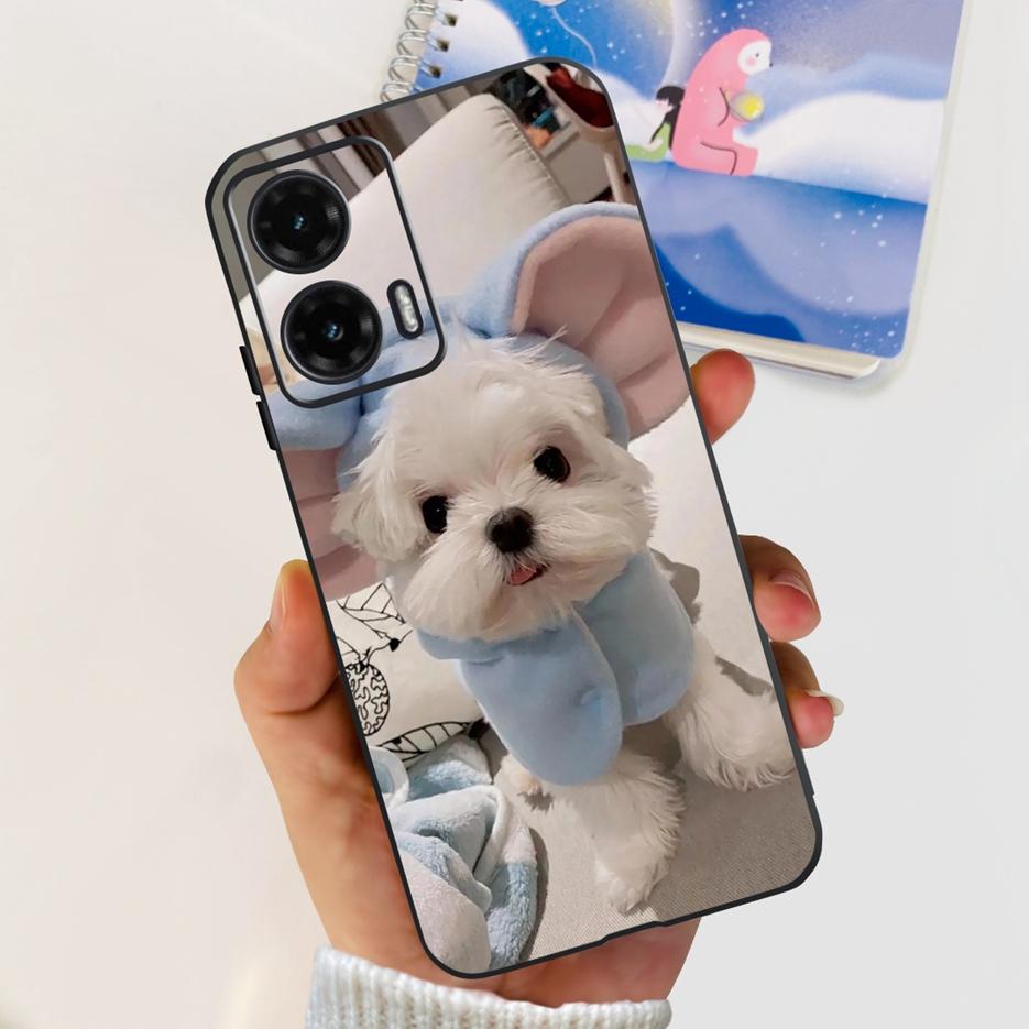 For Motorola Moto G35 G55 G85 Case Cute Painted Cover Matte Phone Case For Moto G85 G 35 G55 MotoG35 MotoG55 MotoG85 Soft Fundas