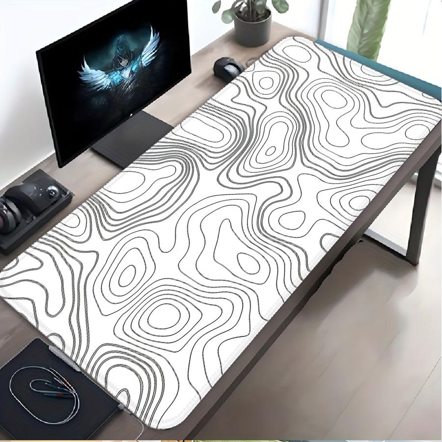 Mouse Pad Computer Laptop Pad Desk accessories Game Console Pad Keyboard Mouse Pad office Pad Anti slip Artistic Line