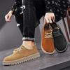 Leather shoes matte British style soft-soled shoes business casual non-slip and wear-resistant