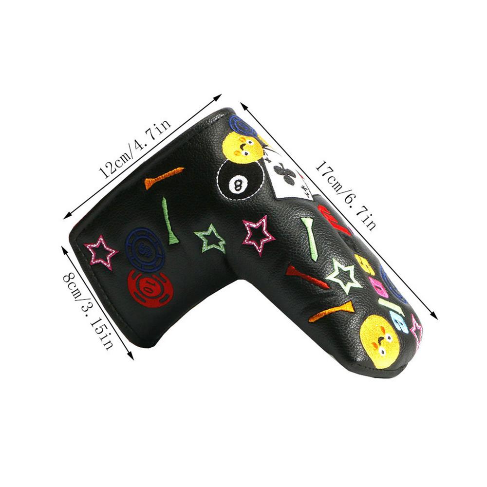 Potah na golfovou hůl Putter Magnetické zapínání PU kůže Potah na hlavu golfového putteru Golfové příslušenství Vodotěsný Ochranný potah na hlavu golfové hole