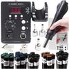 Techrebal 858D Welder With a Set of Elements for Plastic Welding ( 5 Spoilers, Net, Boot, Iron, Super Nozzle)