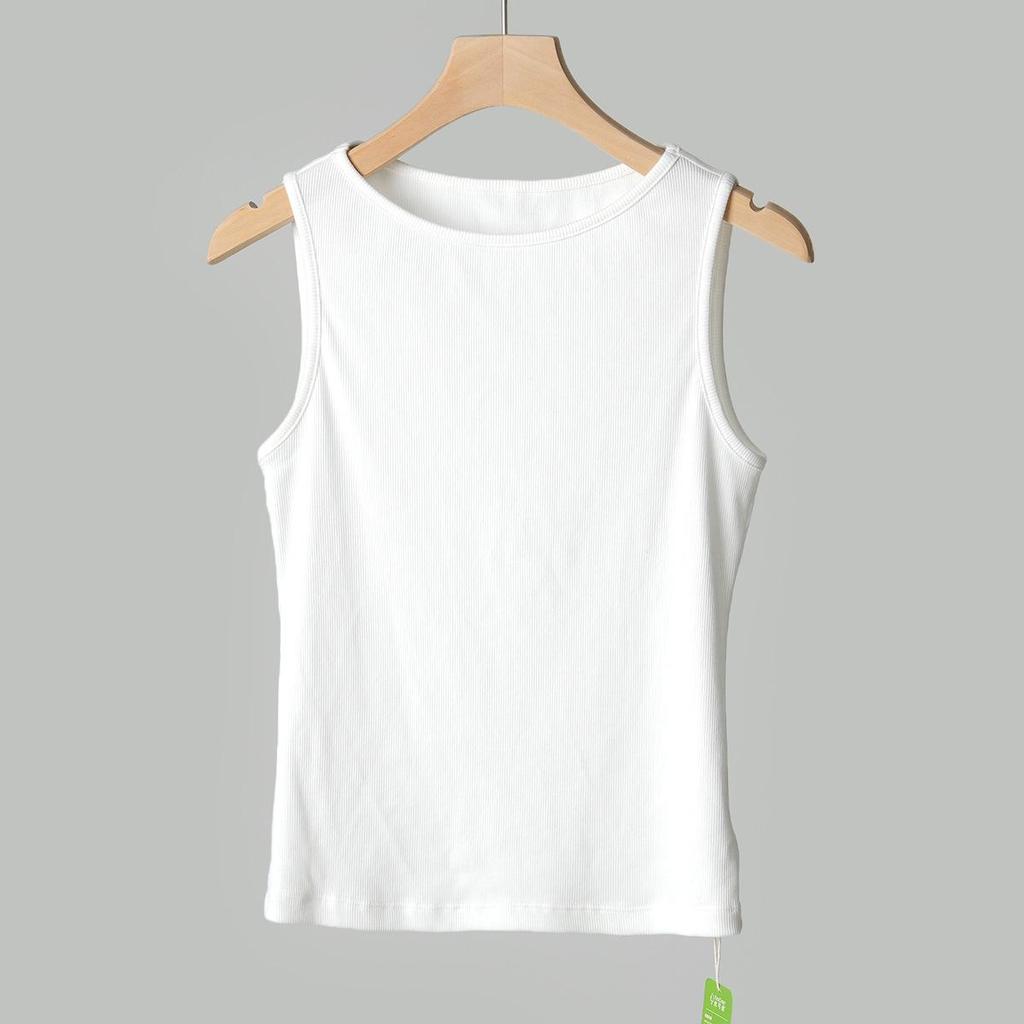Summer Fashion Women's One-Shoulder Ribbed Sleeveless Top