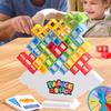 1 Set Puzzle Board Assembly Bricks Educational Toys Tetra Tower Balance Game Stacking Building Blocks For Children