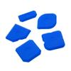 Blue 5-piece Silicone Sealant Profiler Putty Knife Caulking Scraper Sealant Spatulas